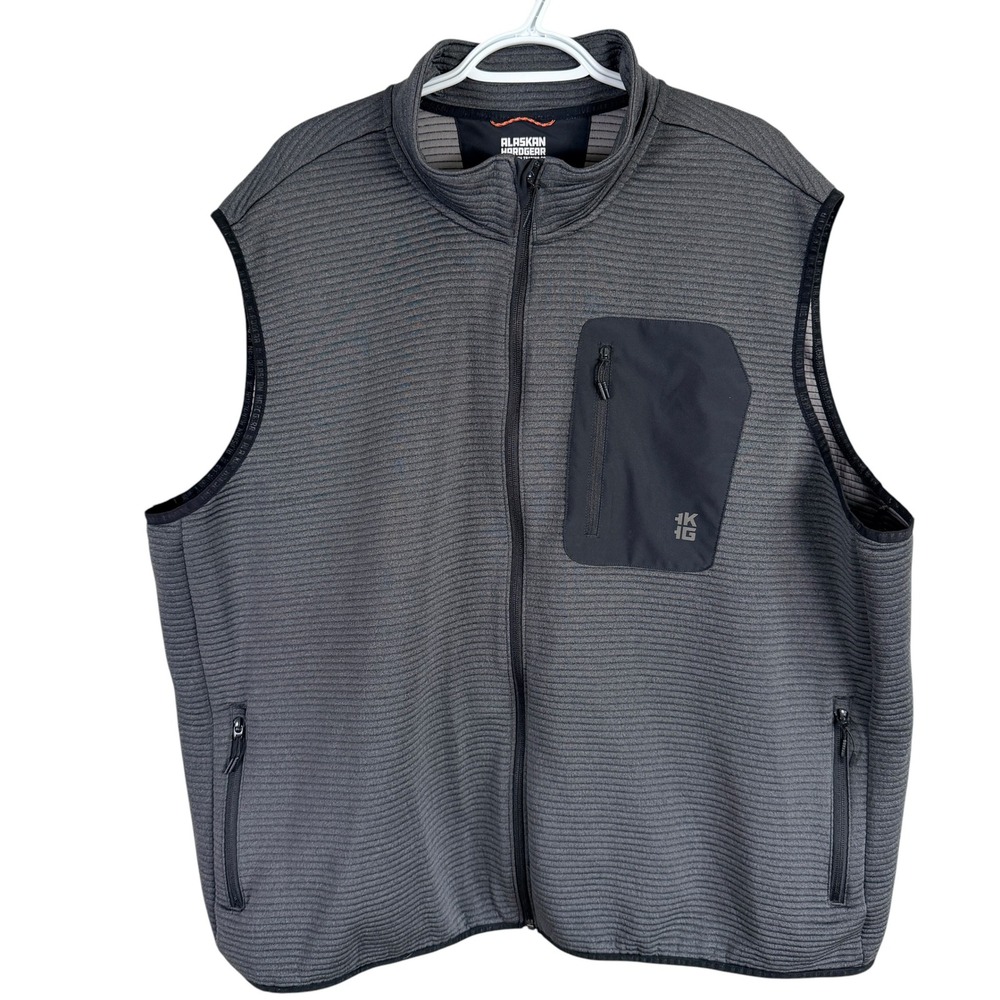 Alaskan Hardgear Blackburn Standard Fit Vest Mens 3XL Carbon Gray Heather